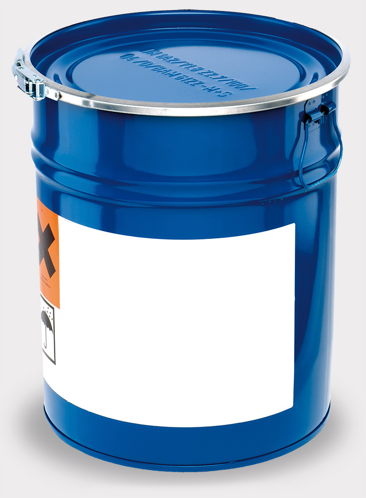 Blue steel container