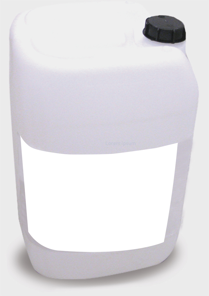 White plastic container